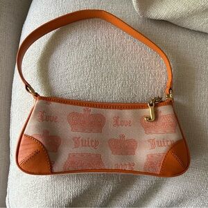 Y2K Vintage Juicy Couture small Orange Baguette purse 🍊